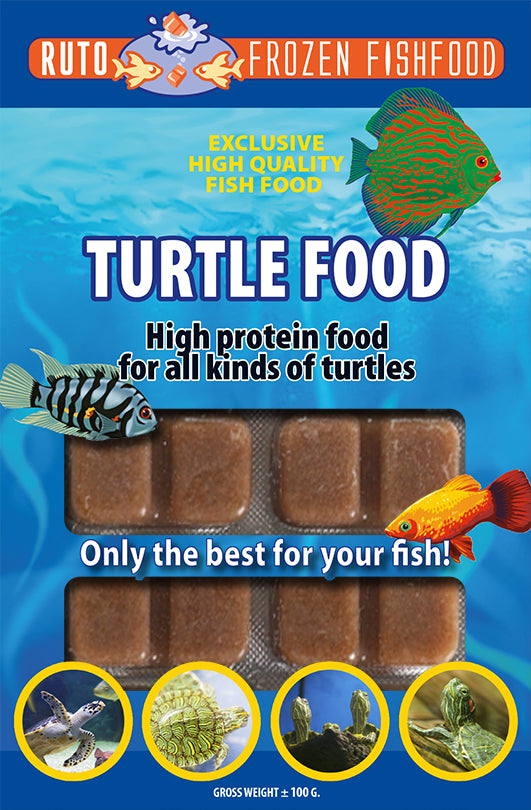 Schildpadvoer Blister 100 Gr. (TURTLE FOOD BLIST.100 GR.20 CUBE NEW LIN)