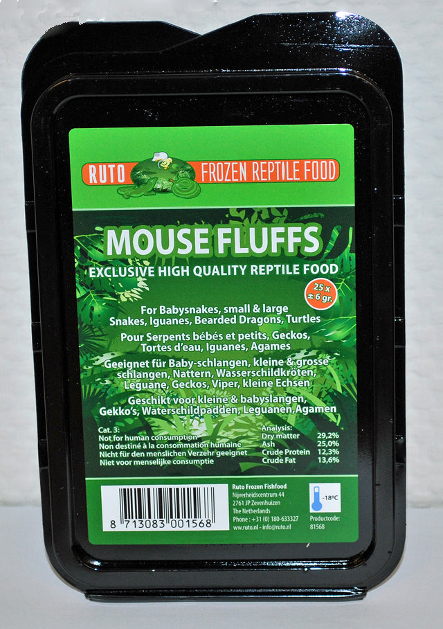 Fuzzy Muis 4-6 Gr. X 25 (MOUSEFLUFFS 4-6 GR. X 25)