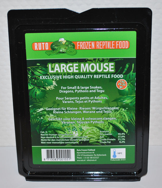 Volwassen Muis 25-30 Gr. X 15 (LARGE MOUSE 25-30 GR. X 15)