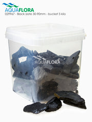 Black Slate 30-90Mm - Emmer 5 Kilo - St (Black Slate 30-90mm - emmer 5 kilo - ST)