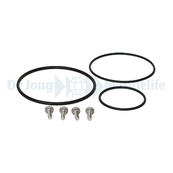 3 O-ring seals with stainless steel scre