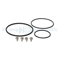 3 O-ring seals with stainless steel scre
