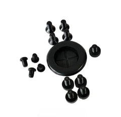 Set of screws + rubber plugs Ocean Clear