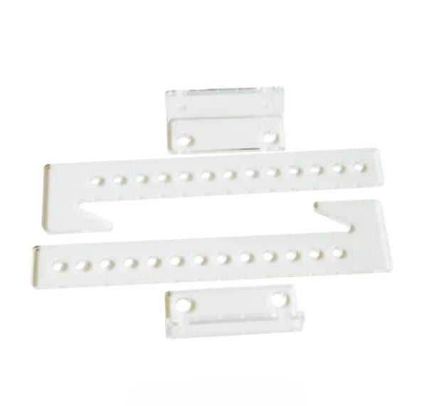 Suspensions + Mounting bracket (w/o sans) Ocean Clear