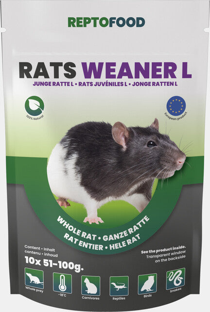 REPTO RATTEN WEANER L 51-100 GRAM 10X