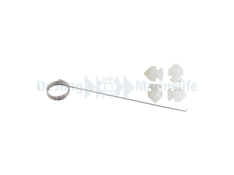 4 Silicone shock absorber feet and hook