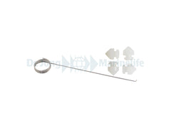 4 Silicone shock absorber feet and hook