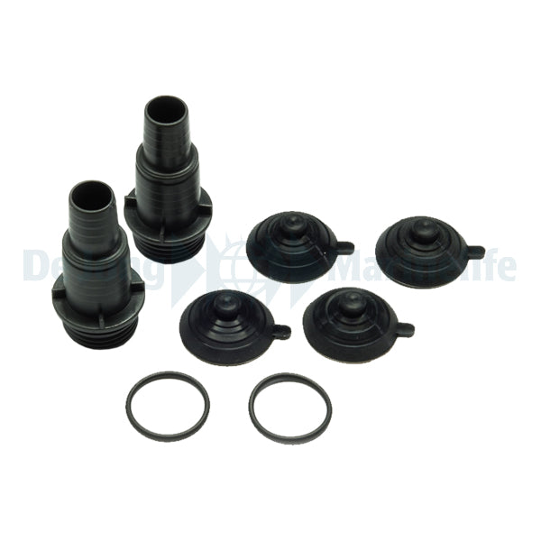 4x Suction Cups + 2x Hose Support