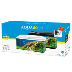 aquarium aqua 80 led bio cf150 Zwart 80x30x41,5cm