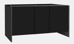 HabiStat Cabinet, L122 x D61 x H66cm, Black