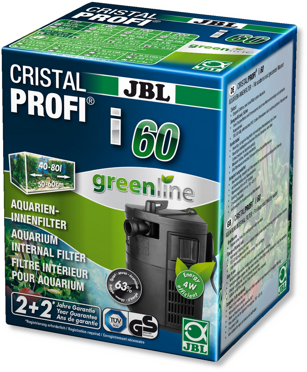 JBL CRISTALPROFI i60 greenline  aanbieding op = op