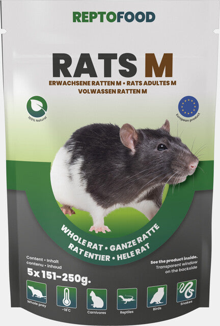 REPTO RATTEN M 151-250 GRAM 5X