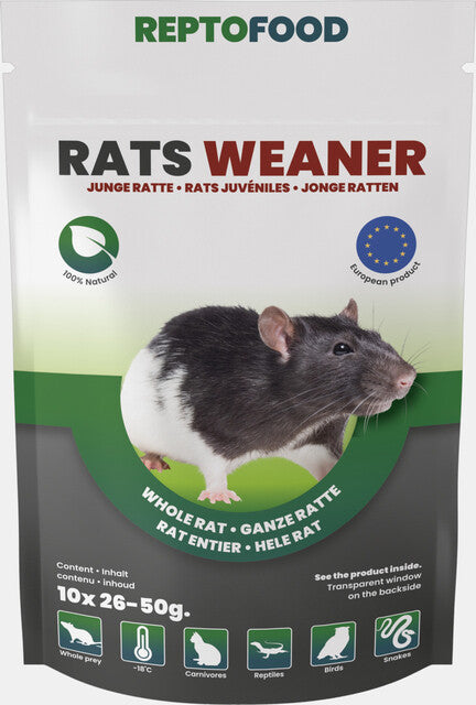 REPTO RATTEN WEANER 26-50 GRAM 10X