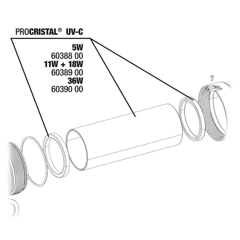 JBL ProCristal PC UV-C onderdelen