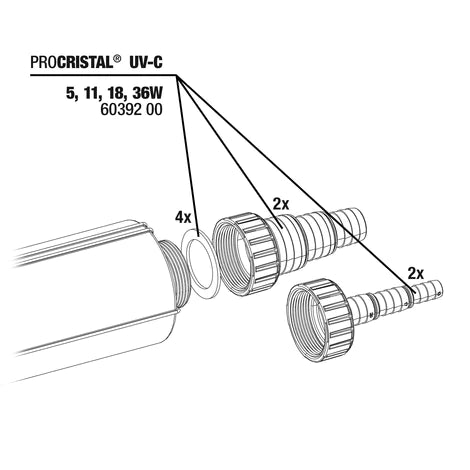 JBL ProCristal PC UV-C onderdelen
