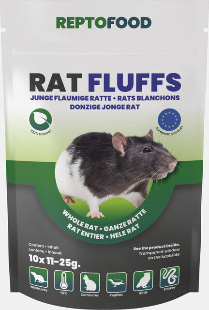 REPTO RATTEN FLUFF 11-25 GRAM 10X