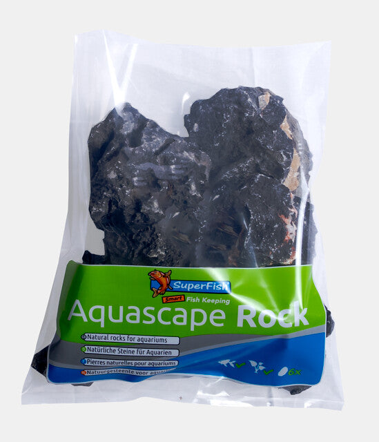 Superfish aquascape zwart rock 5 kg