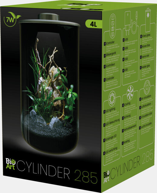 SF Bio Art Cylinder 285 wit of zwart