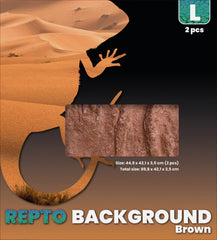 REPTO BACKGROUND BROWN 91X46X46 CM