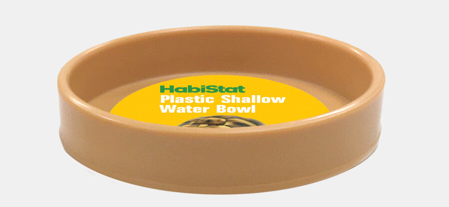 HABISTAT RONDE PLASTIC WATER BAK LAAG 13X13X2.5 CM
