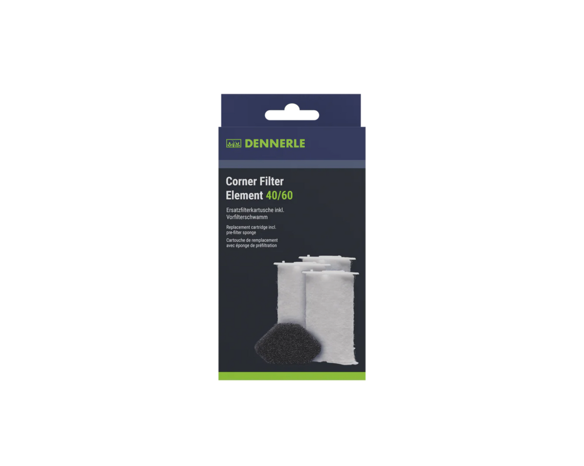 Dennerle Hoekfilter Element 40/60, 3 stuks