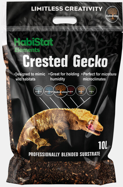 HABISTAT WIMPERGEKKO SUBSTRAAT 10 L