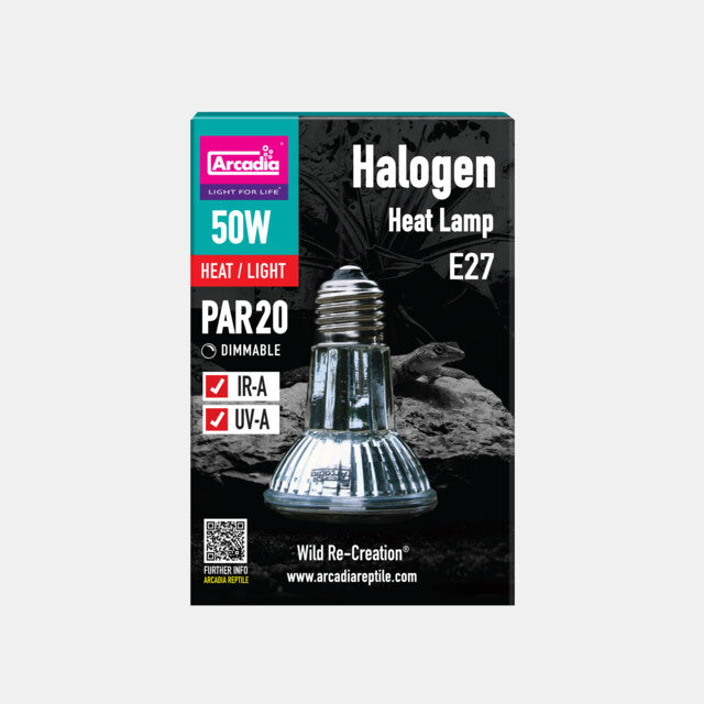 ARCADIA HALOGEN BASKING SPOT 50 WATT