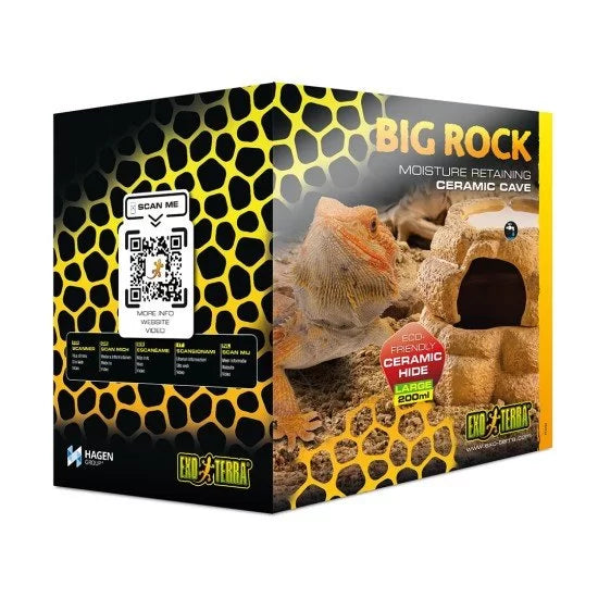 EXO TERRA Big Rock groot – 16cm H x 25cm B x 28cm D – watercapaciteit 200 mL