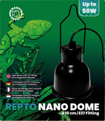 REPTO NANO DOME E27 FITTING 10 CM ZWART