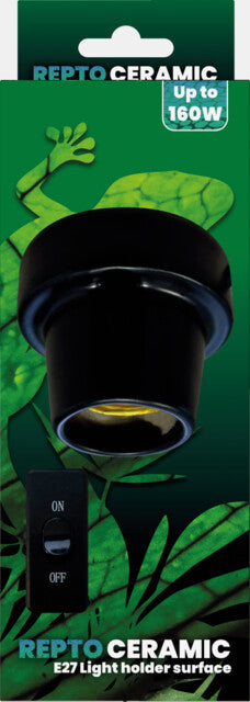 REPTO KERAMISCHE E27 LAMPHOUDER ONDERMONTAGE