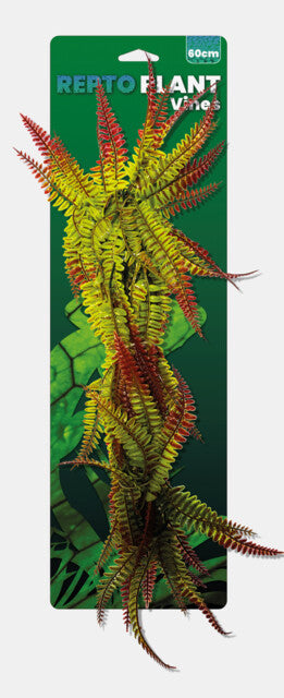 REPTO PLANT VINES RED/GREEN FERN 60 CM