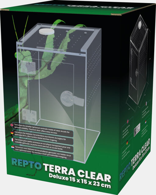 REPTO TERRA CLEAR DELUXE 15 X 15 X 23 CM