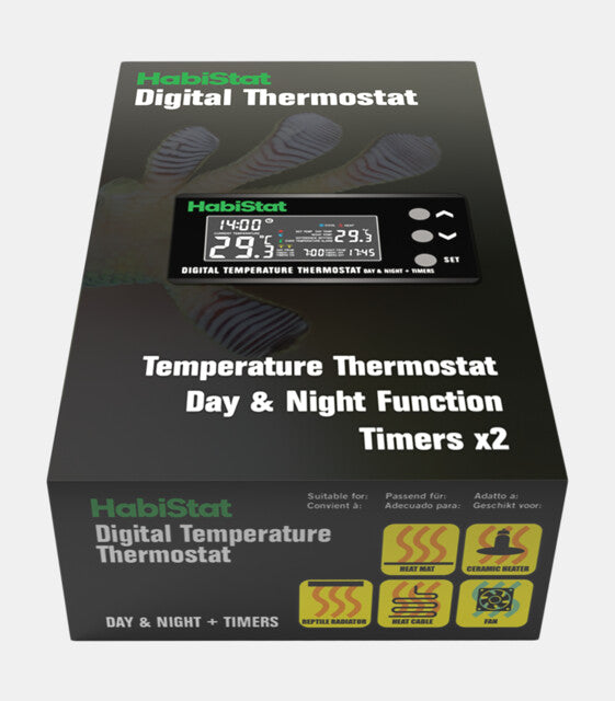 Habistat Digitale Temperatuur Thermostaat Dag/Nacht Timer