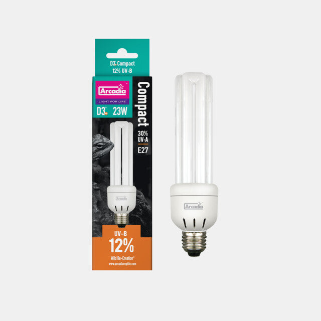 Arcadia D3+ Compact Lamp 12% UVB