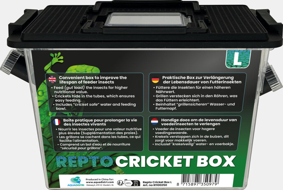 REPTO CRICKET BOX L 30X15X20 CM