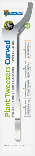 SF RVS PLANTENPINCET 27CM GEBOGEN