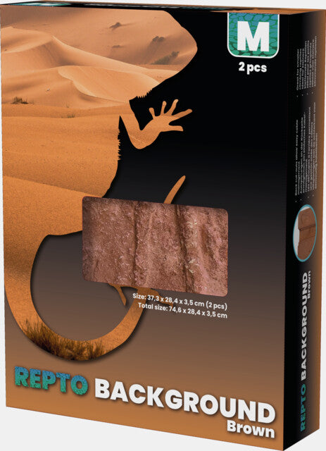 REPTO BACKGROUND BROWN 76X30X30 CM