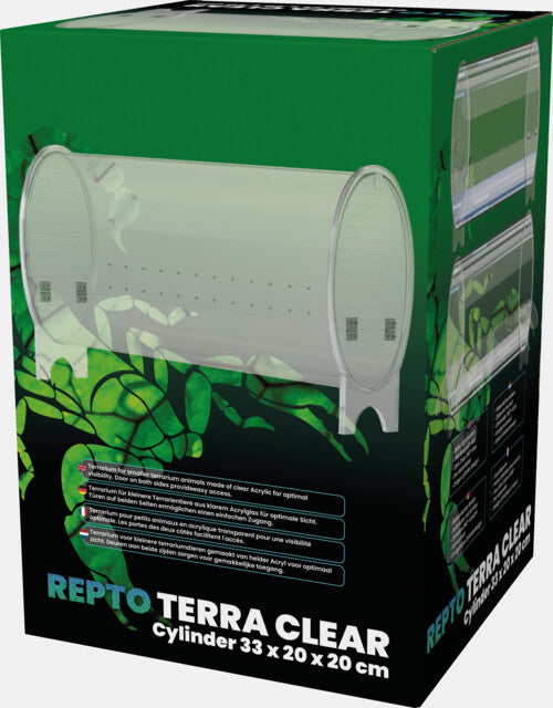 REPTO TERRA CLEAR CILINDER 33X20X20 CM