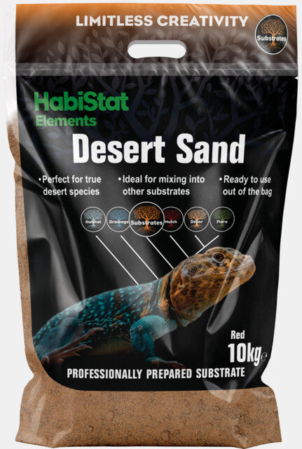 HABISTAT WOESTIJNZAND ROOD 10 KG