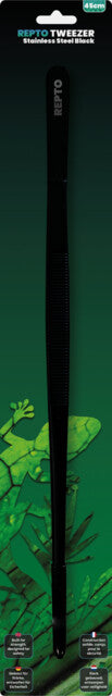 REPTO TWEEZER RVS ZWART 45 CM
