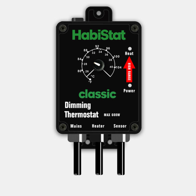 HabiStat dimmende thermostaat hogere temperaturen wit of zwart 600 watt