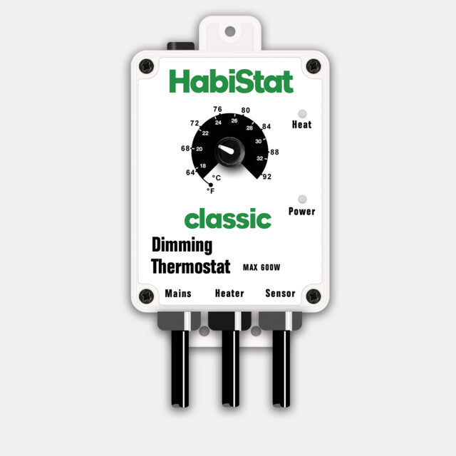 HabiStat Dimmende Thermostaat Wit of Zwart 600 Watt
