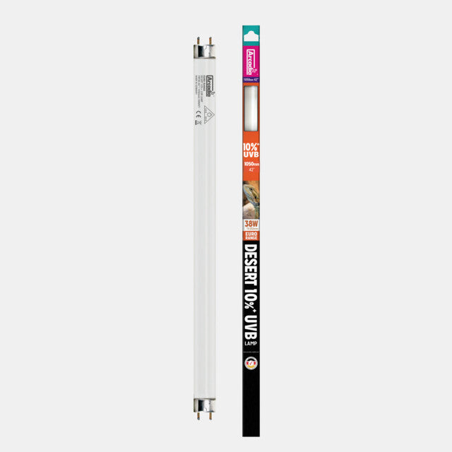 ARCADIA EURO-RANGE DESERT 10% UV T8 LAMP 105 CM 38 WATT