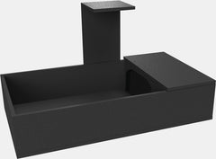 HABISTAT LANDSCHILDPADDEN TAFEL ZWART L109 X D61 X H63CM