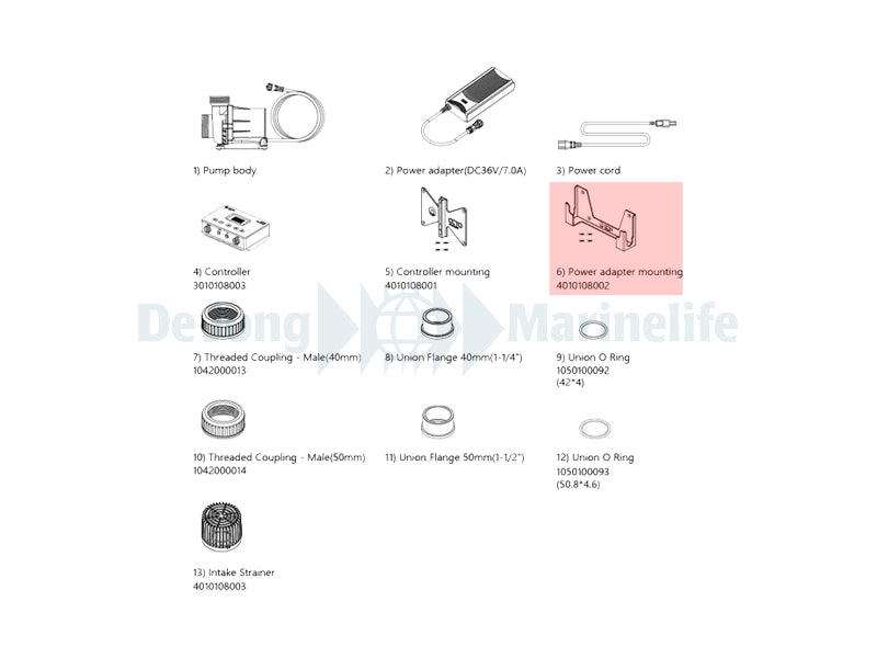 Adapter mounting (only suitable for VarioS 10)