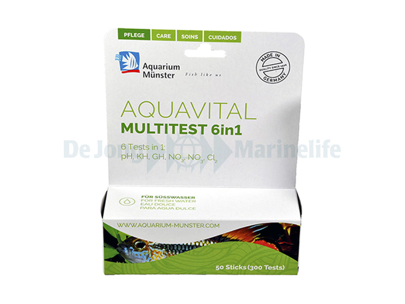 AQUAVITAL MULTITEST 6in1 S-O50 Test Strips it/es/pt/hr/sl/r