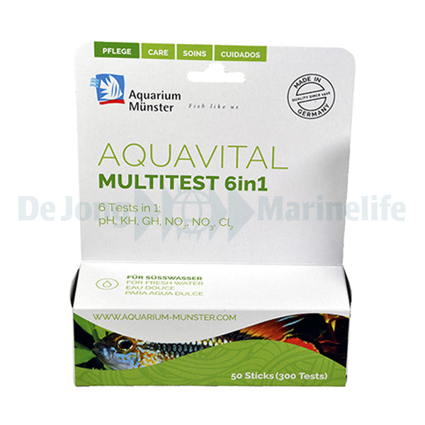 AQUAVITAL MULTITEST 6 in 1 N-W50 Test StripsDE/GB/FR/NL/SE/D