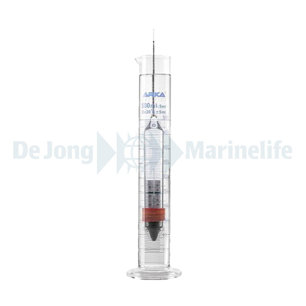 Hydrometer incl Thermometer + Measuring cylinder