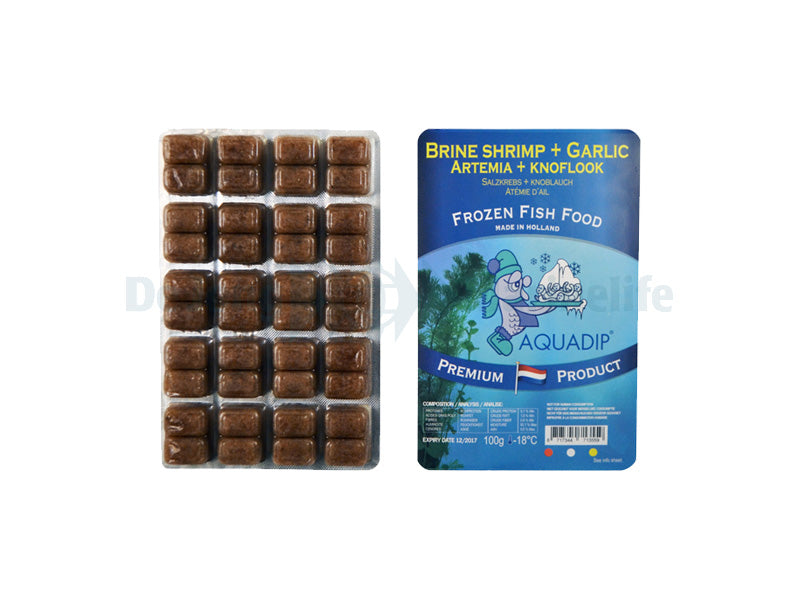 Artemia Brine Shrimp with garlic - 100 g - 9 pcs