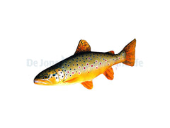 Brown Trout Pillow - Mini